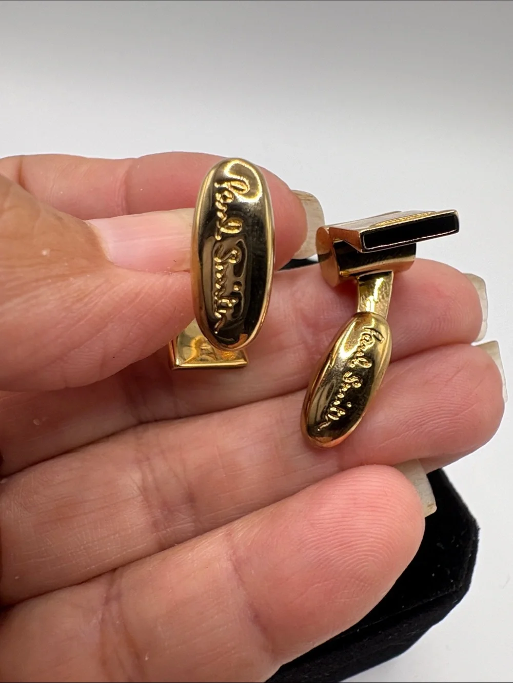 Paul Smith Gold Plated Signature Whistle Cufflinks